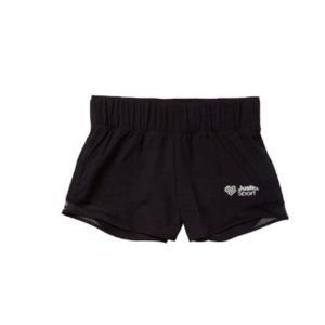 Justice Girls J-Sport Mesh Detail Classic Black Short